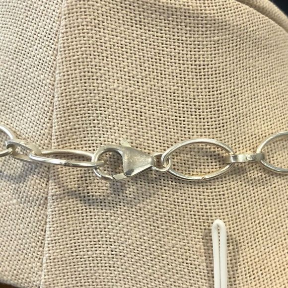 Mohave Lime Green Copper Infused Turquoise Peridot Sterling Silver 925 Necklace - Picture 3 of 16